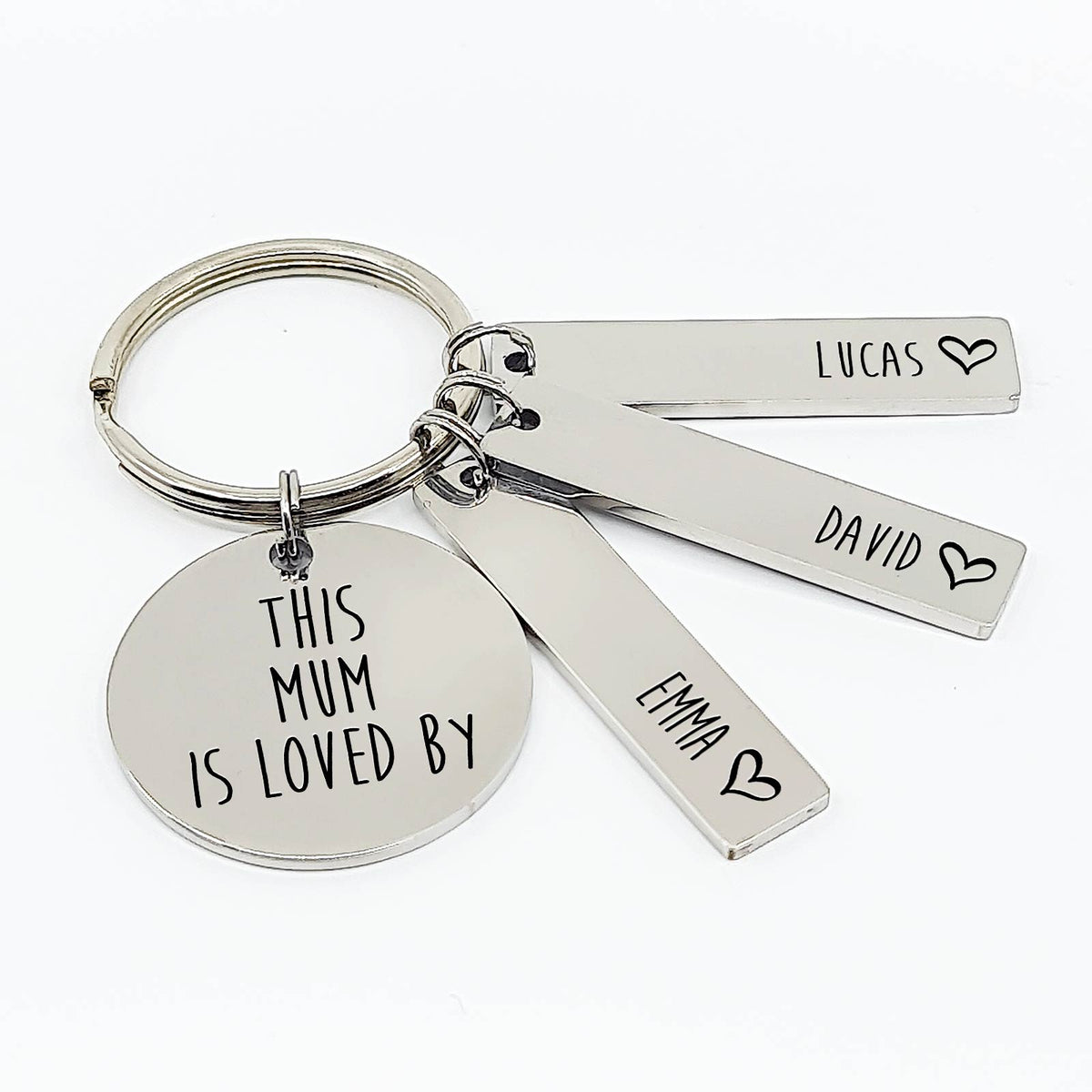This Mum is loved by  Keychain