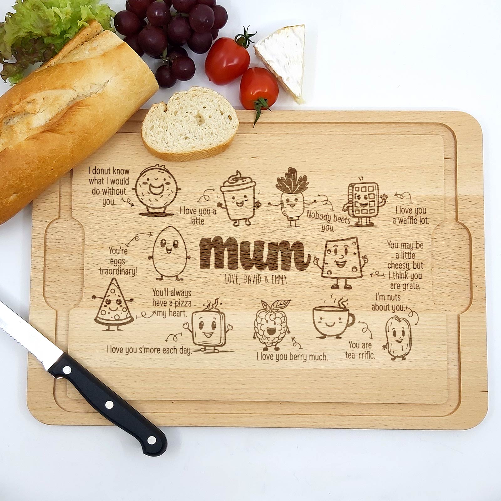 Love you - Funny Cutting Board