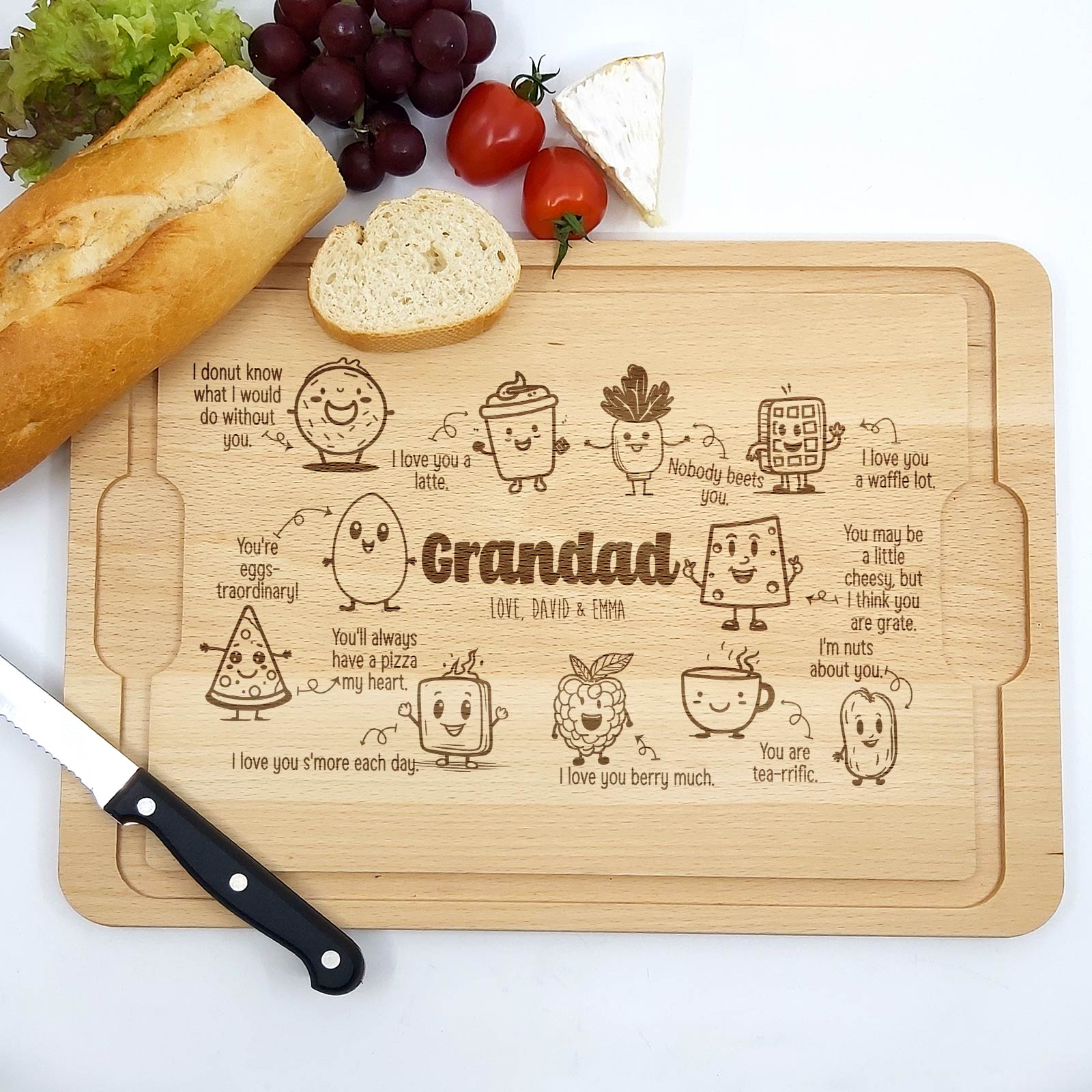 Love you - Funny Cutting Board