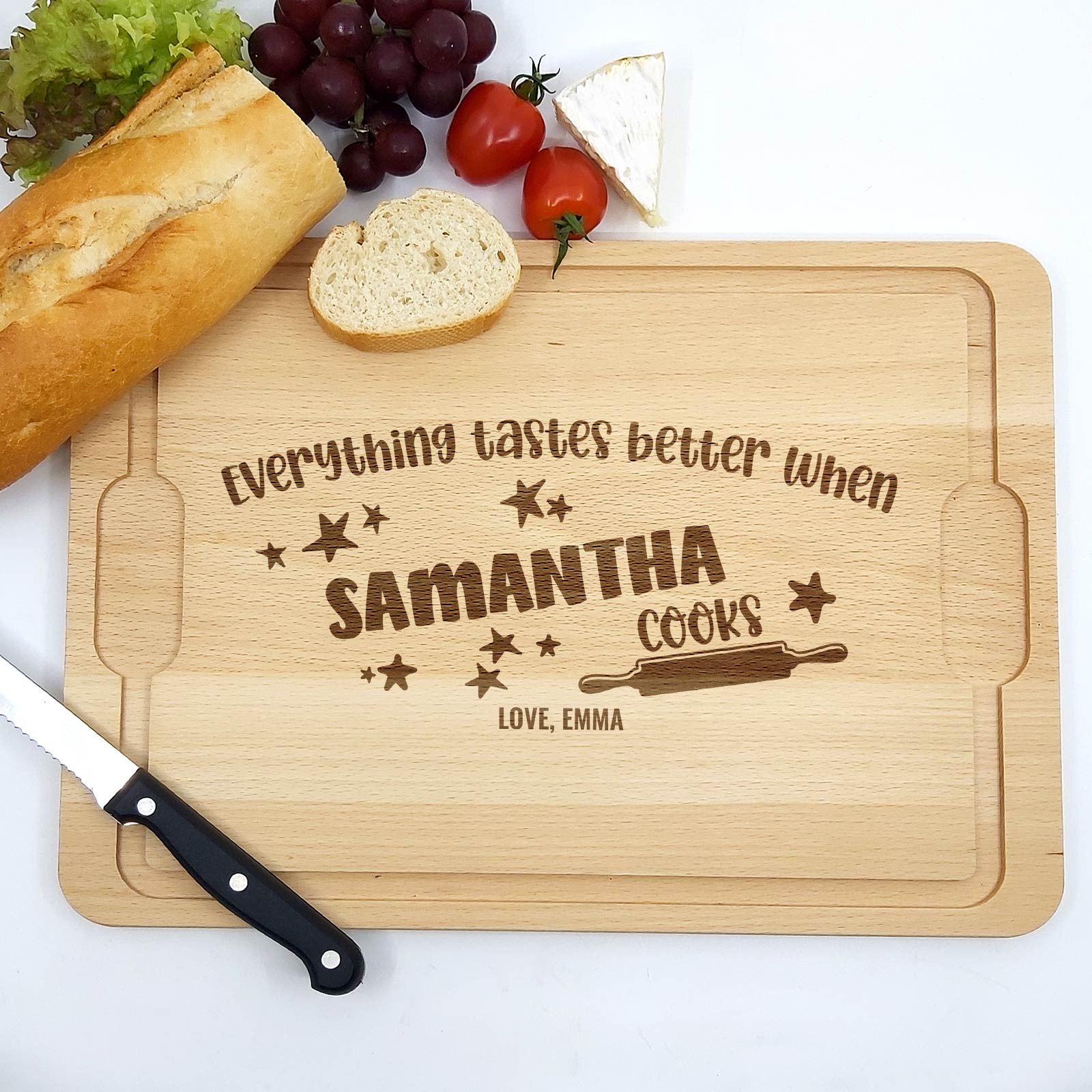 When ... Cooks - Cutting Board