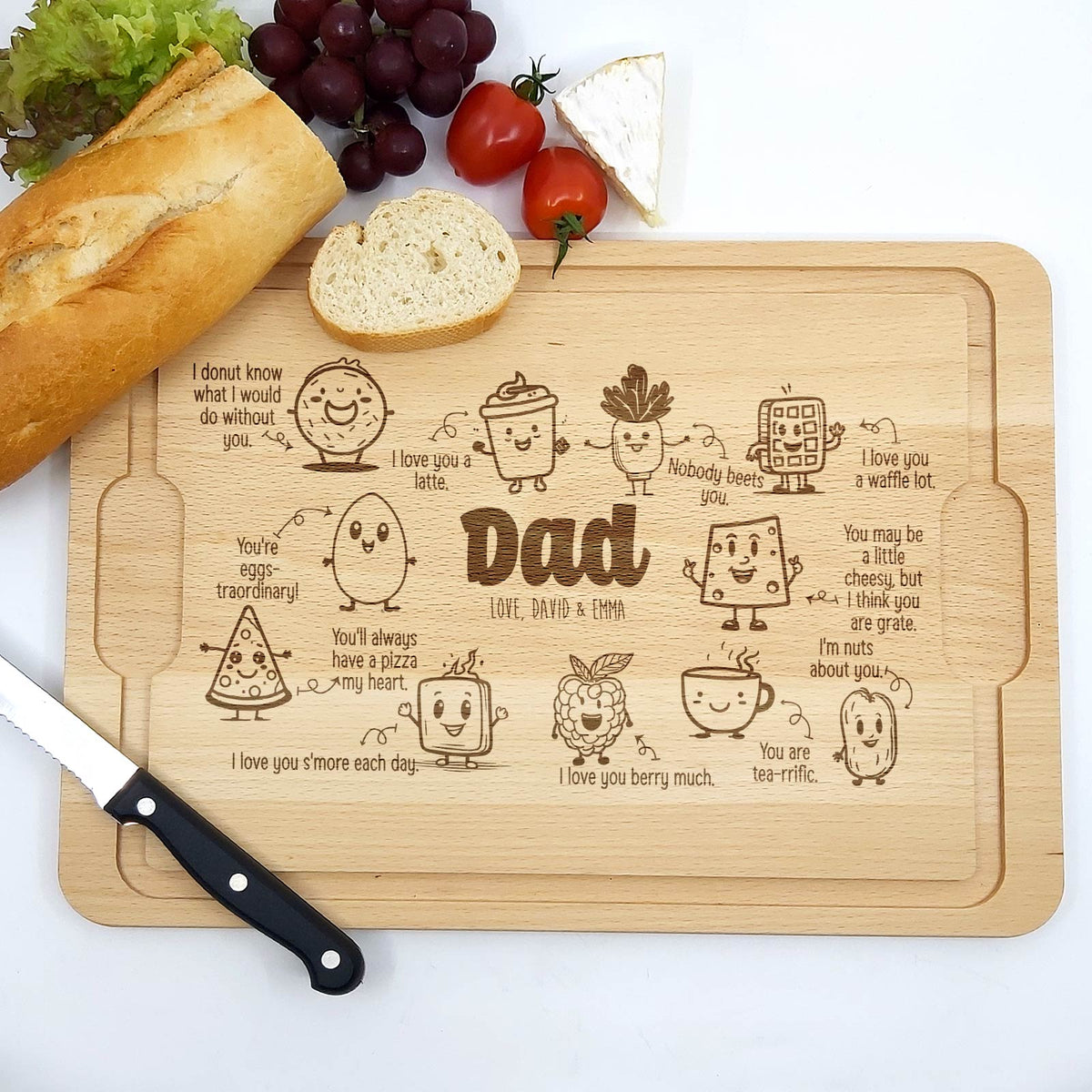 Love you - Funny Cutting Board