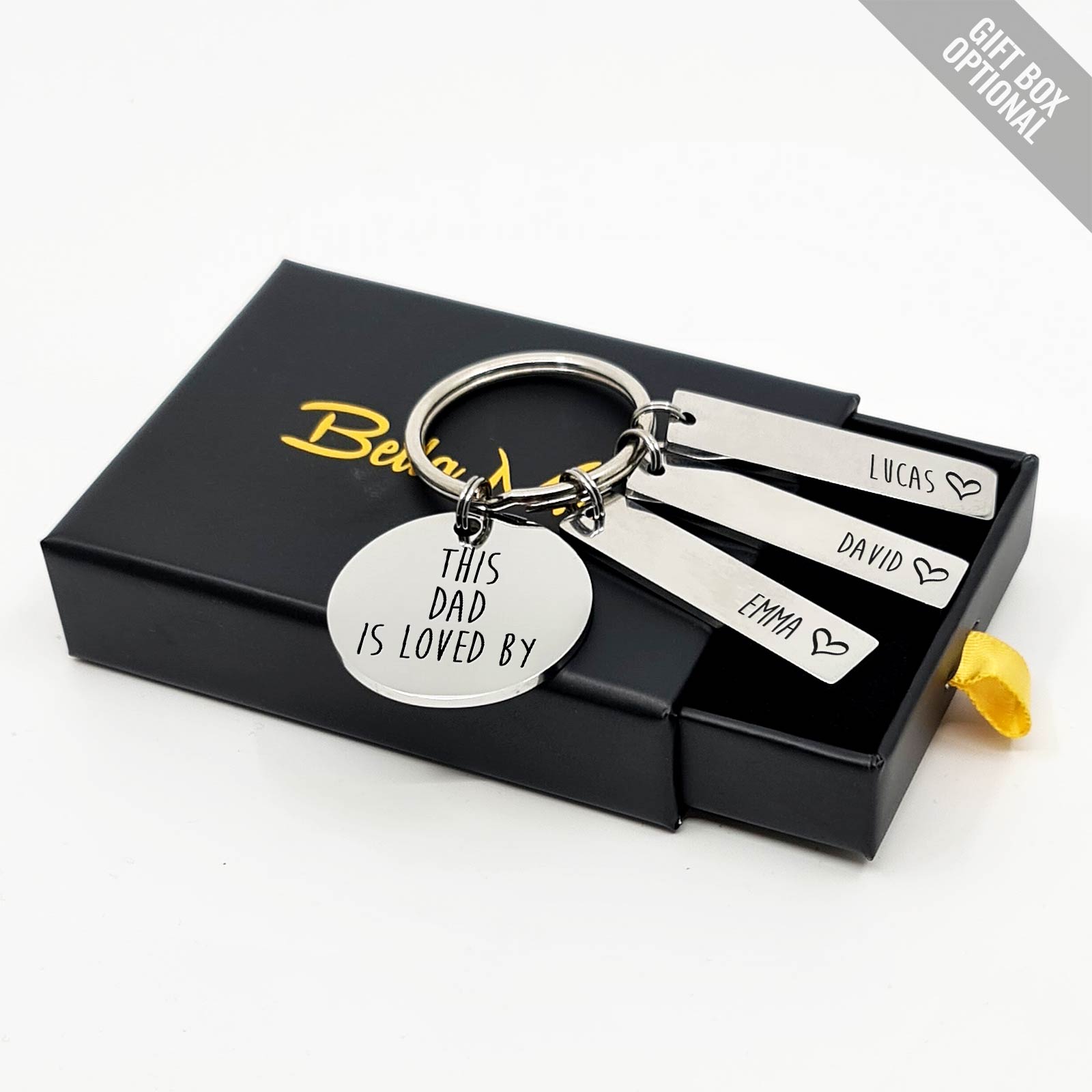 This Dad is loved by Keychain