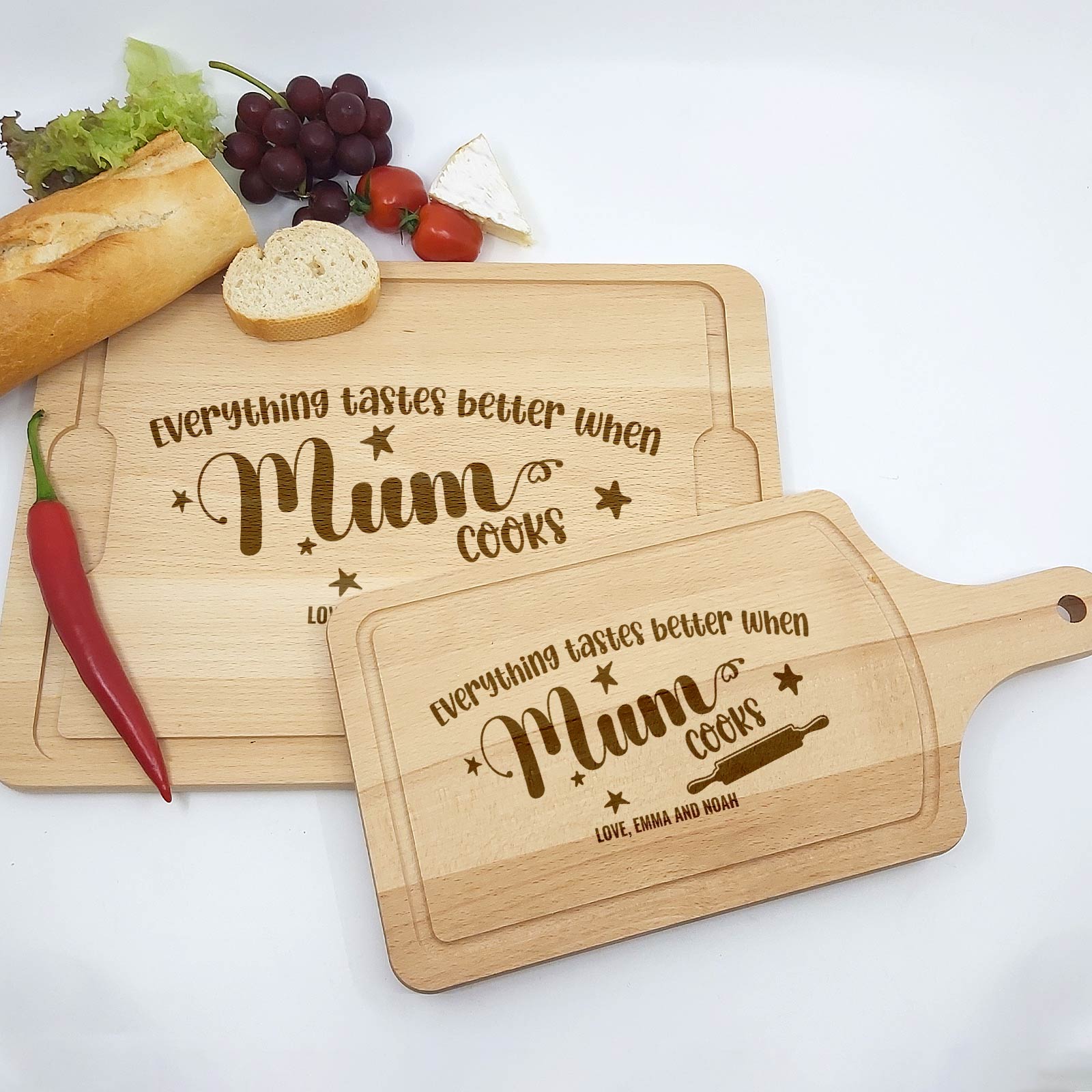 Everything Tastes Better When - Cutting Board