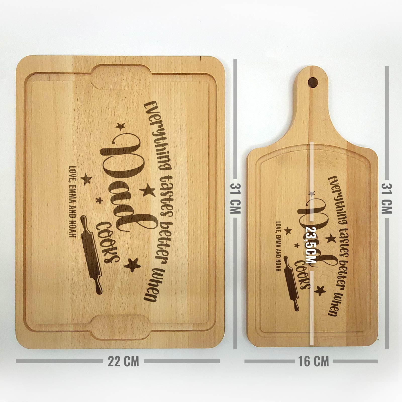 Everything Tastes Better When - Cutting Board