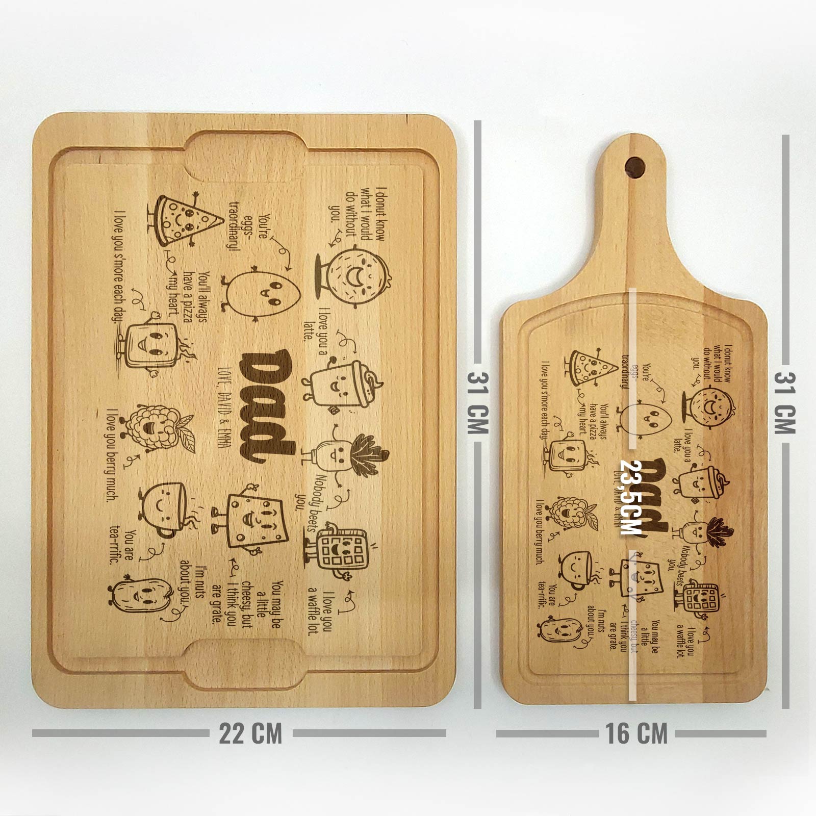 Love you - Funny Cutting Board