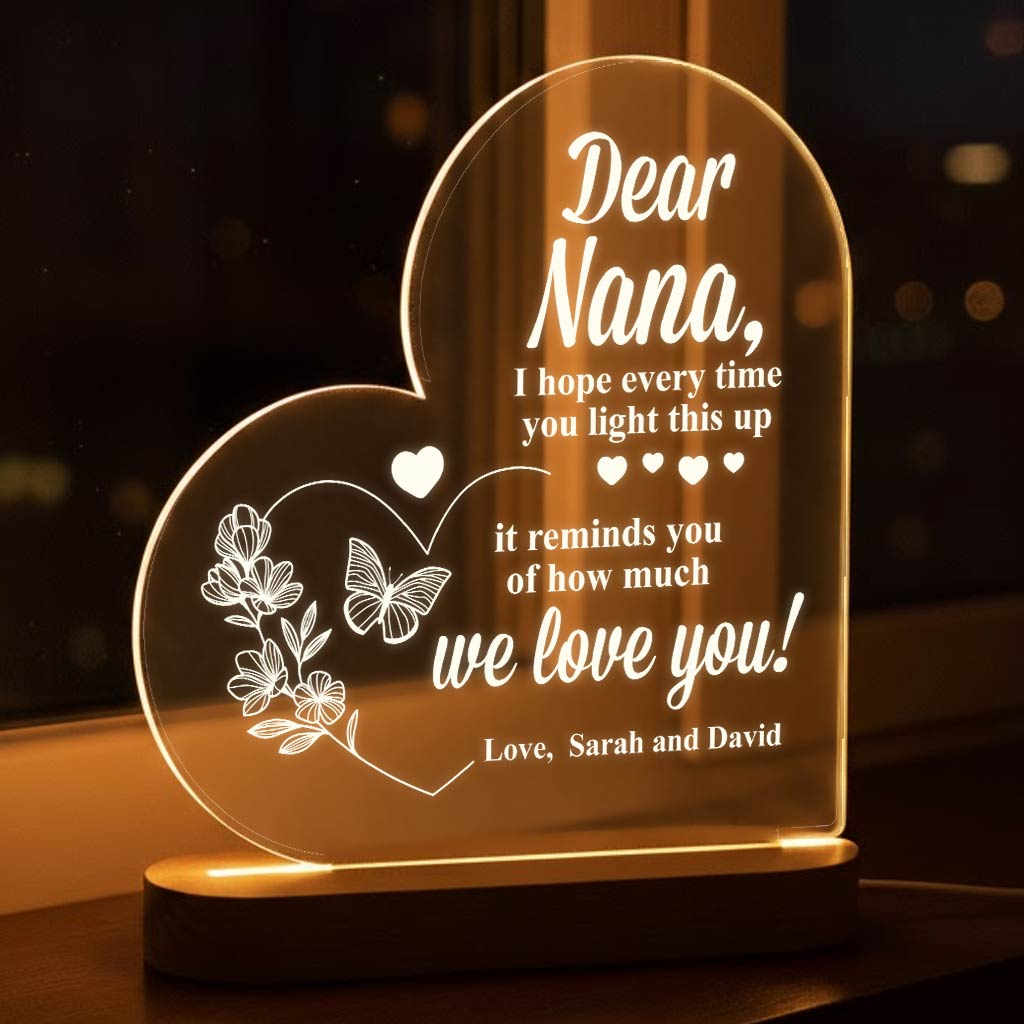 Reminder Heart LED Lamp