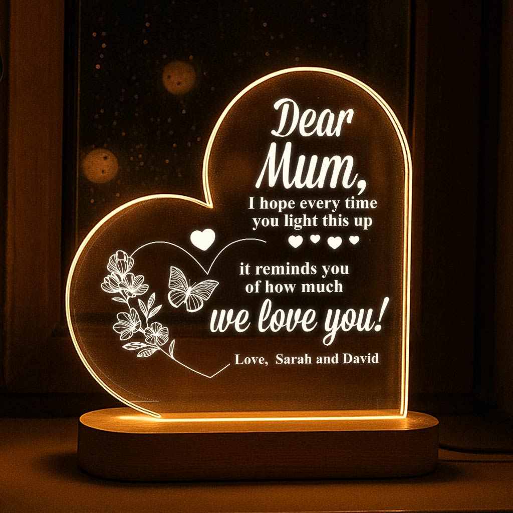 Reminder Heart LED Lamp
