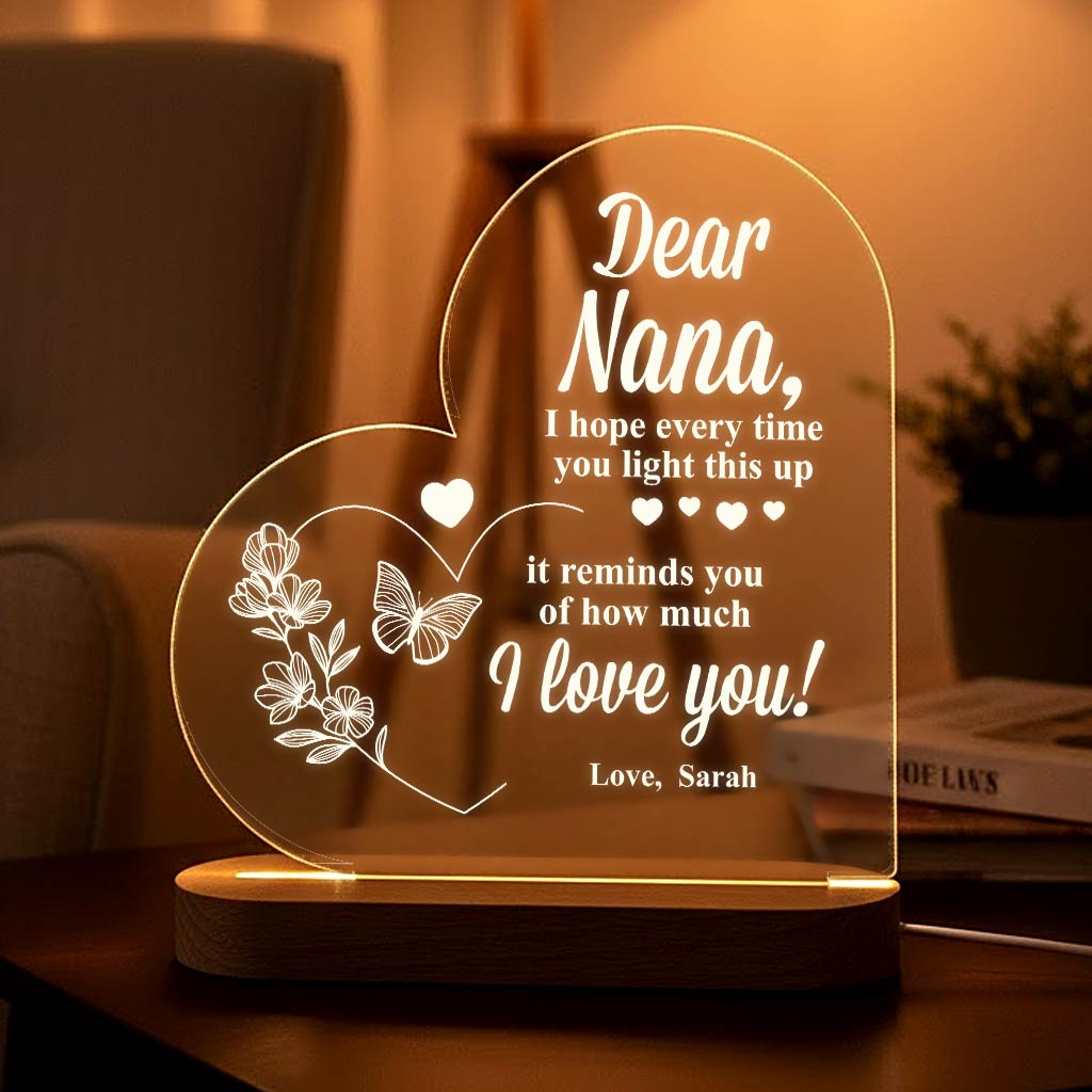 Reminder Heart LED Lamp