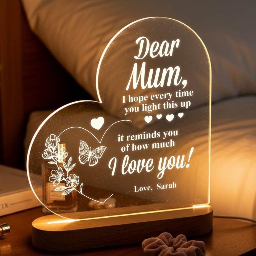 Reminder Heart LED Lamp