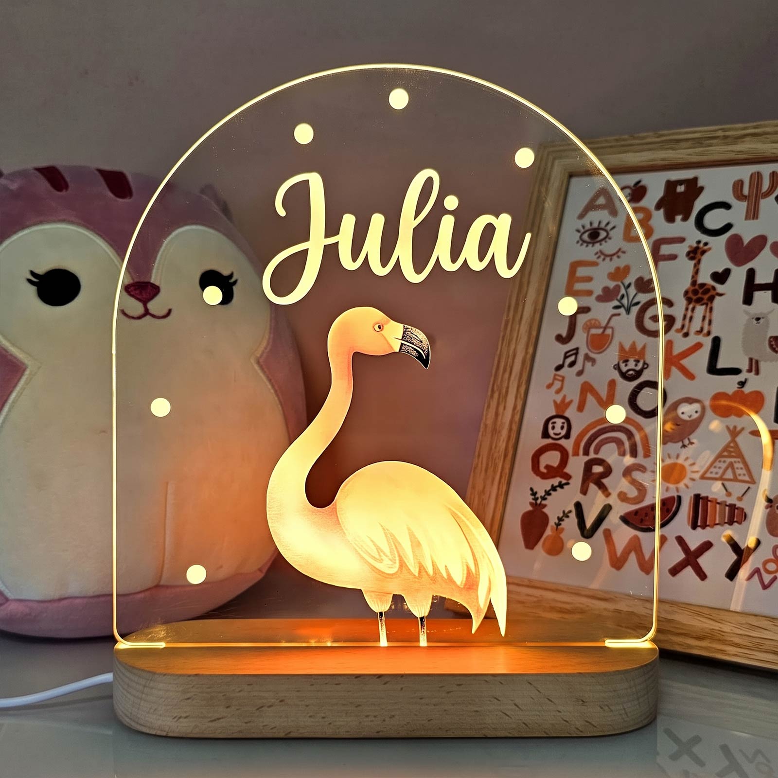 Cute Animal Personalized Night Light