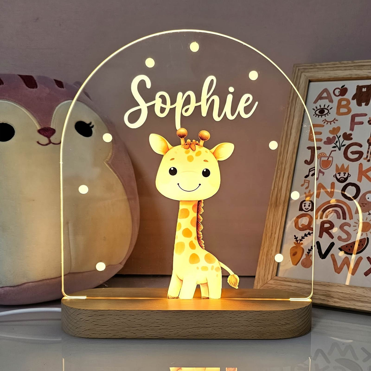 Cute Animal Personalized Night Light